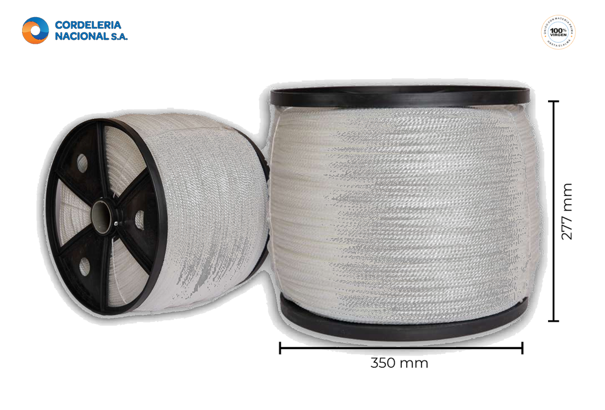 CABO POLIPROPILENO 5/32" CON CARRETE